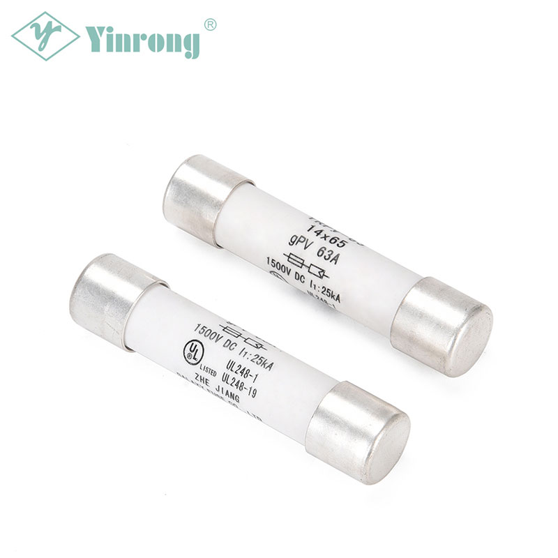 1000VDC 63A 14×65mm ဆိုလာ PV Fuse လင့်ခ်